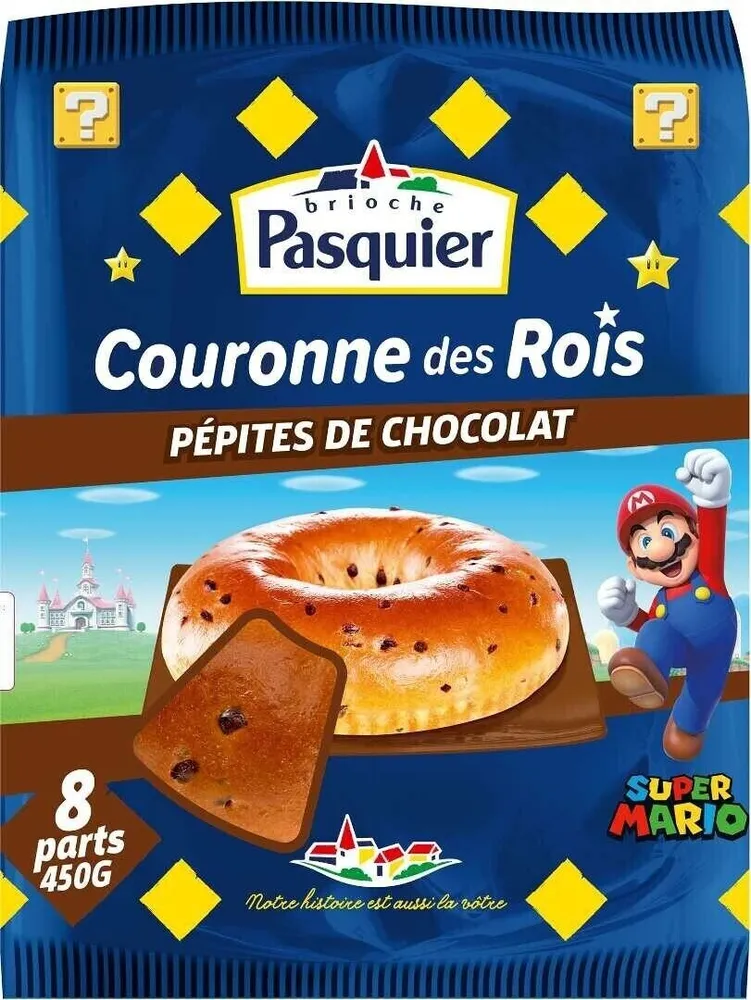 Couronne des rois briochée aux pépites de chocolat
