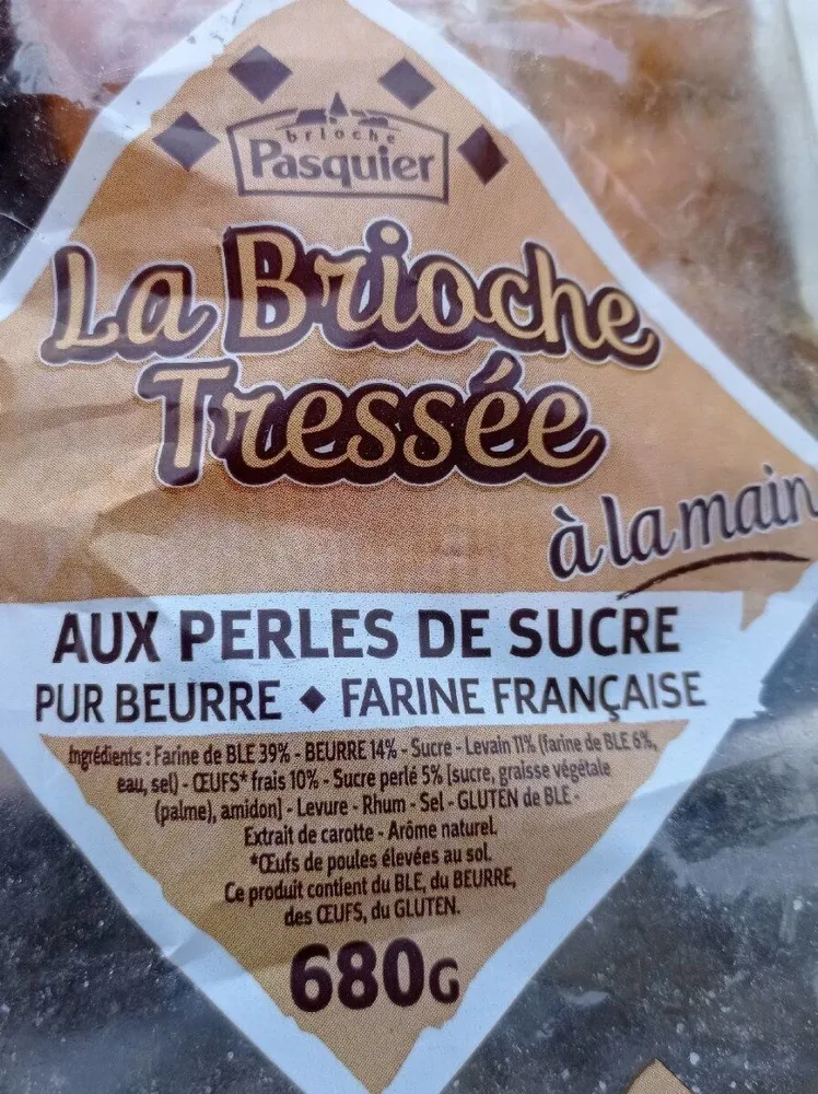 La brioche tressée à la main