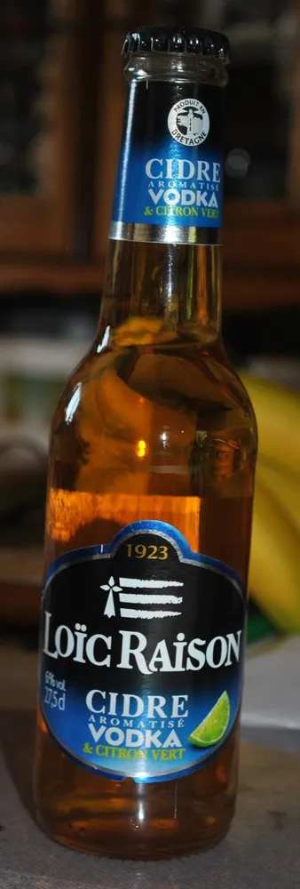 Cidre Aromatisé Vodka & Citron Vert