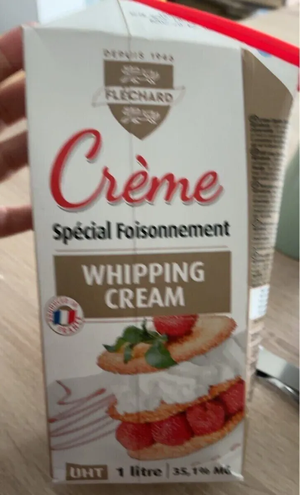 Crème spéciale foisonnement