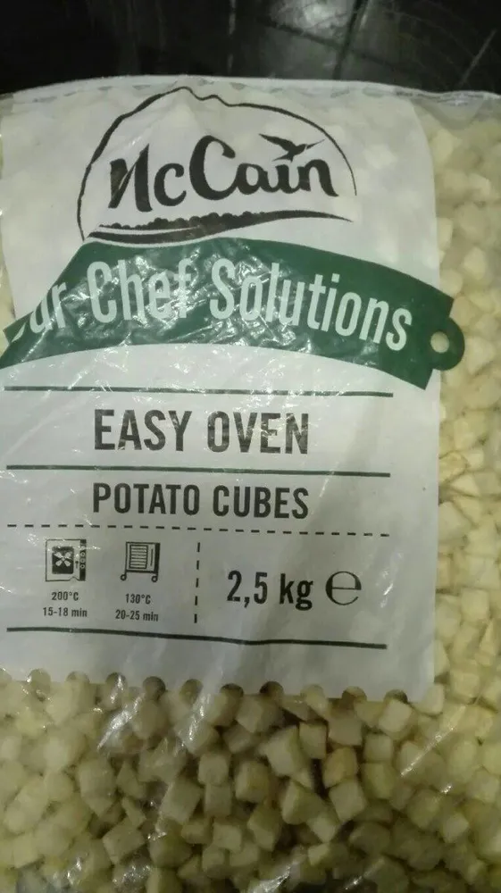 Potato cubes