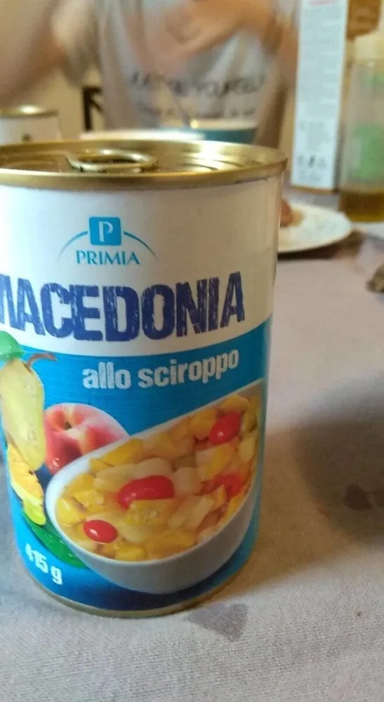 Macedonia allo sciroppo