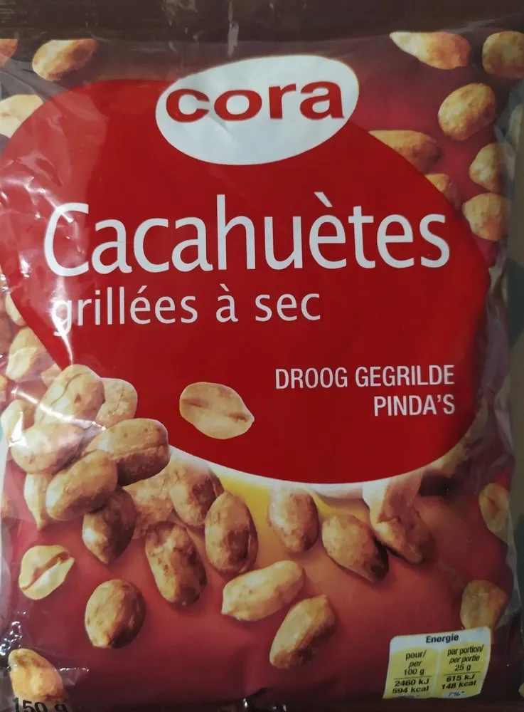 Cacahuètes grillées à sec