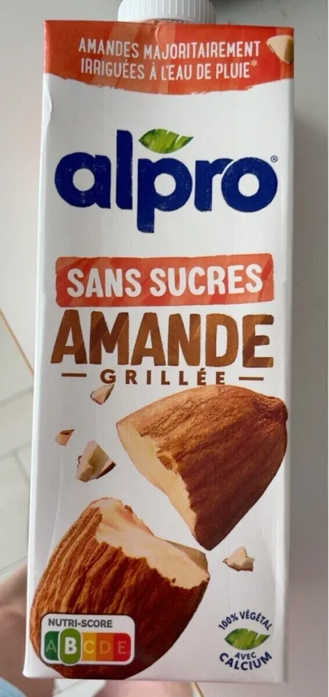 Boisson aux amandes sans sucre