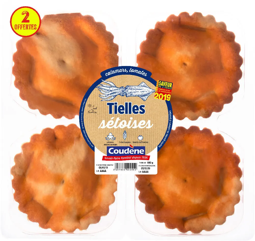 Tielles sétoises - Tourtes garnies calmars et poulpes