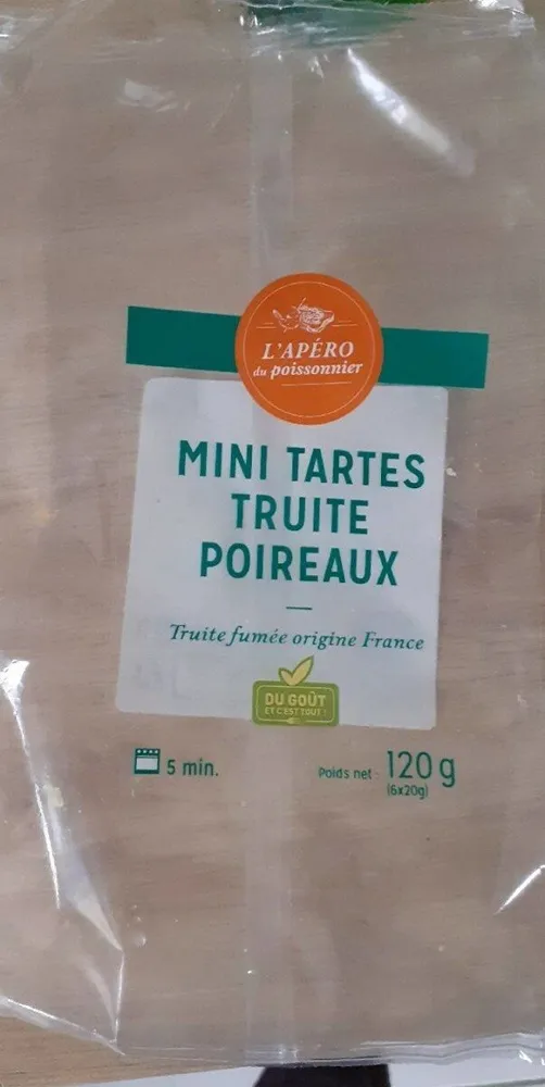 Mini tartes truite poireaux