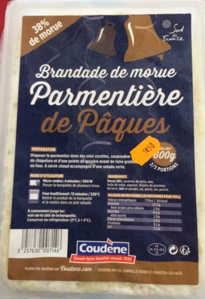 Brandade de morue parmentiere