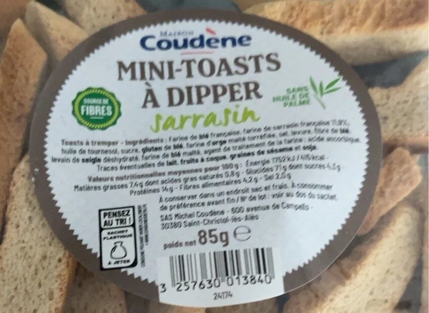 Mini toasts a dipper