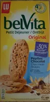Belvita pépites chocolat -30% de sucres