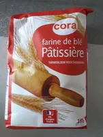 Farine De Blé Pâtissière, Type 45, 1kilo, Marque Cora