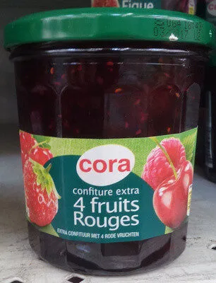 Confiture extra 4 fruits rouges