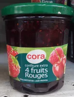 Confiture extra 4 fruits rouges