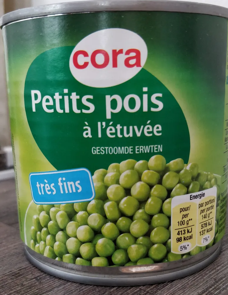 Petits Pois Très Fins a l’étuvée