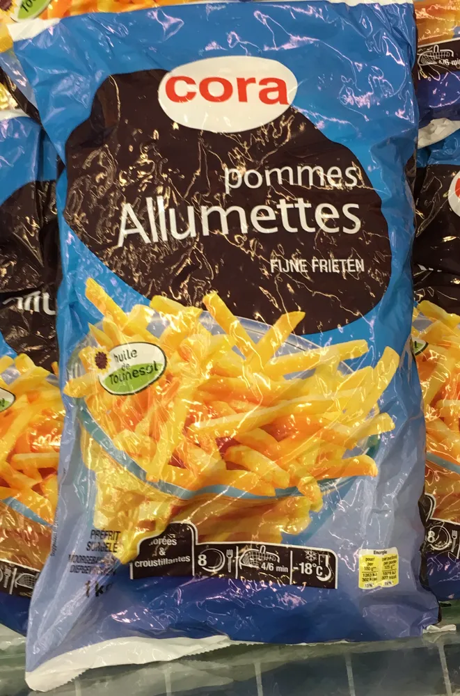 Pommes frites Allumettes
