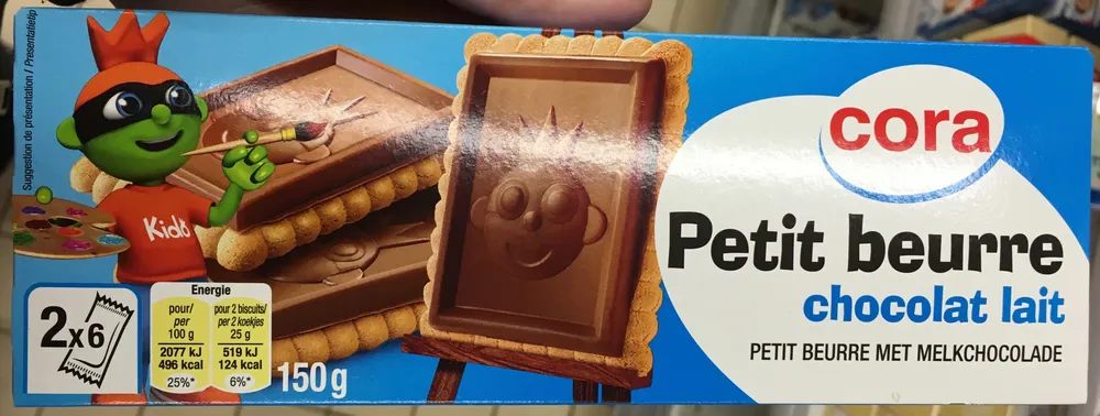 Petit beurre chocolat lait