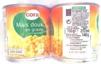 Maïs doux en grains