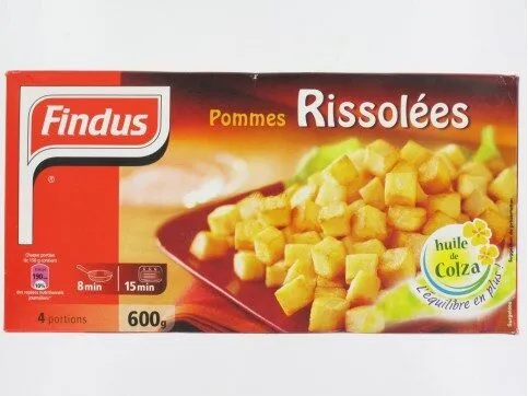 Pommes Rissolées 450 Grammes