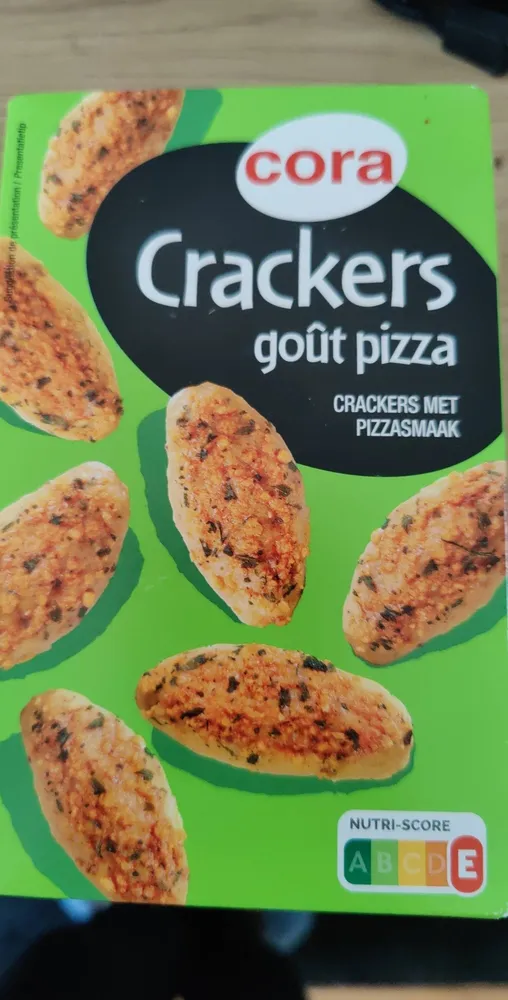 Crackers goût pizza
