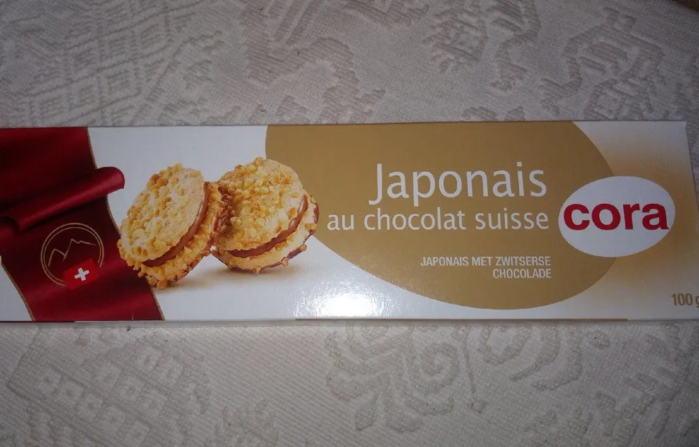 Biscuits japonais au chocolat suisse