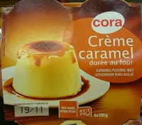 Crème caramel dorée au four