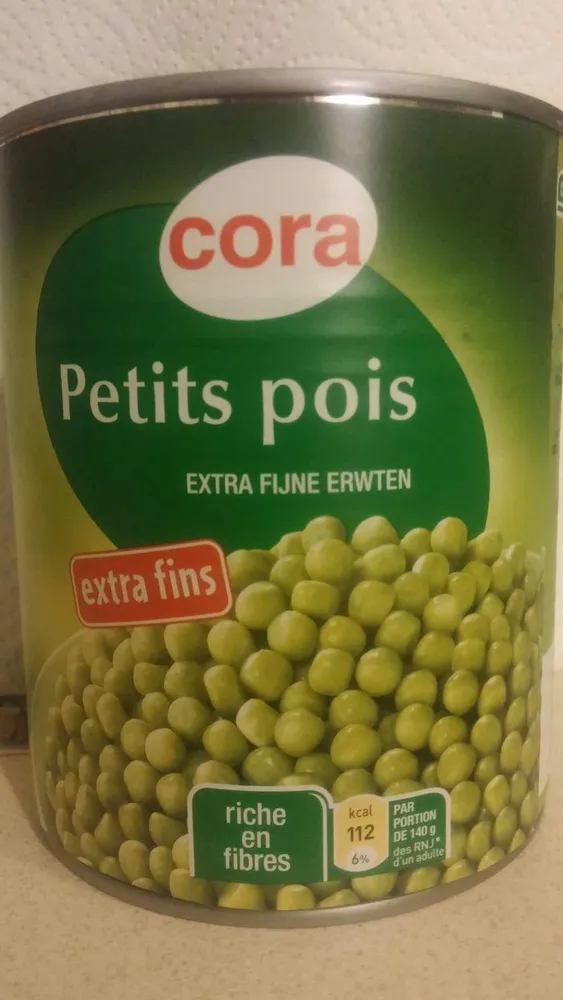 Petits pois extra fins