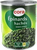 épinards Hachés, Boîte De 790 Grammes, Marque Cora