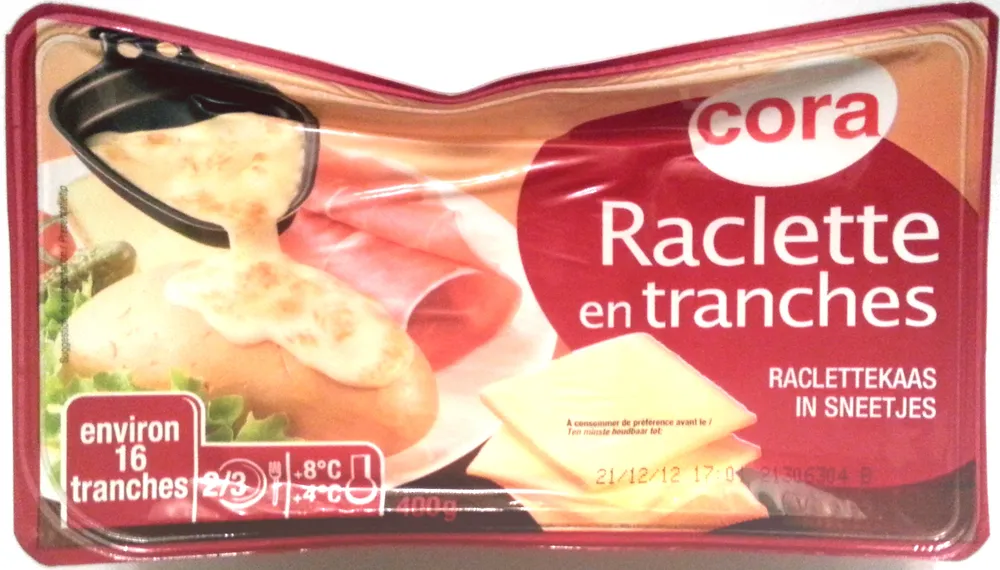 Raclette (28 % MG) en tranches