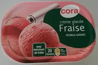 Crème glacée Fraise