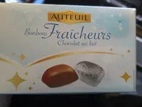 Bonbons fraîcheurs chocolat au lait