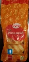 Pains au lait (x 10) aux oeufs frais 350 g