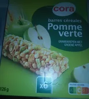 6 Barres Céréales Pomme Verte