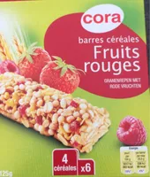 Barres cereales fruits rouges