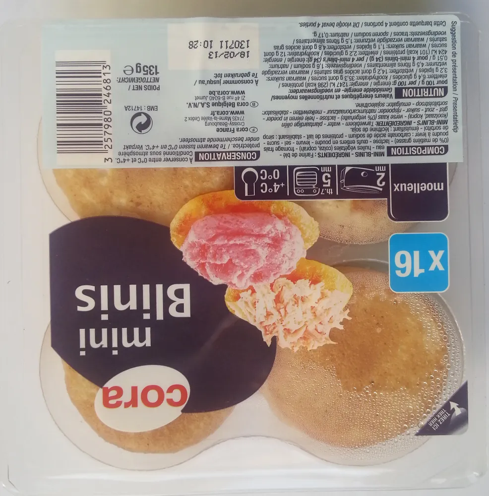 mini Blinis (x 16)