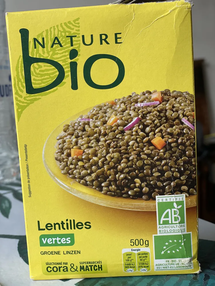 Lentilles vertes