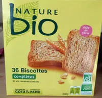 Biscottes son et germe de blé