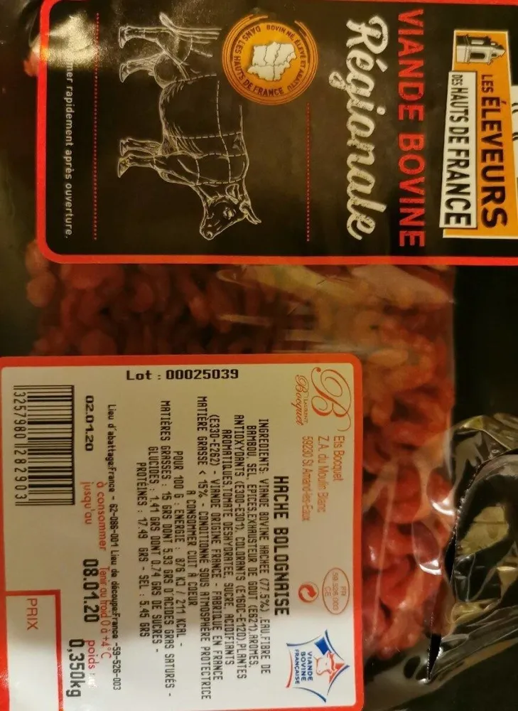 Hache bolognaise