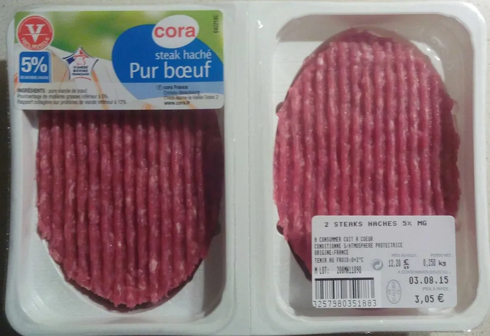 Steak haché pur boeuf (5%)