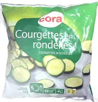 Courgettes en rondelles