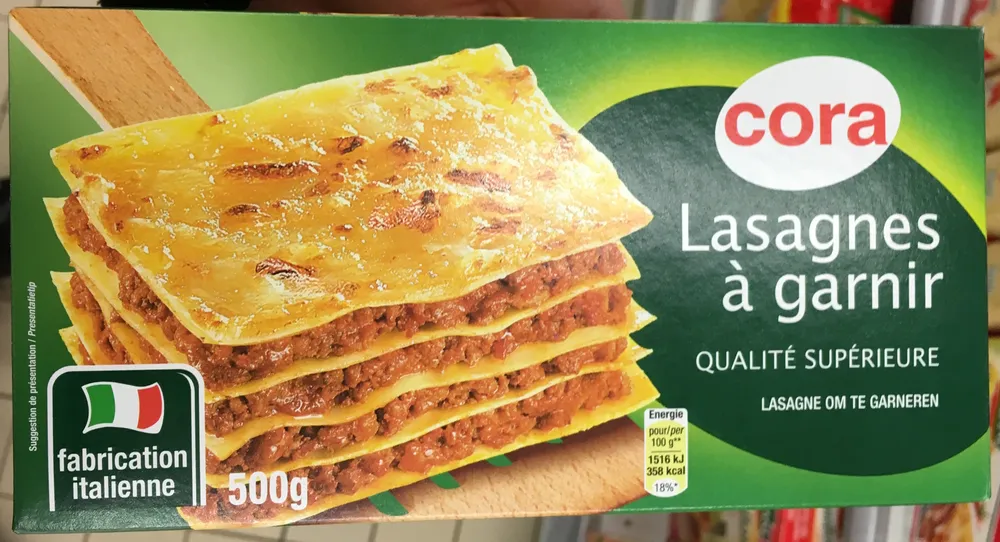 Lasagnes à garnir