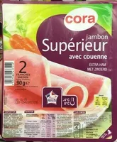 Jambon supérieur avec couenne