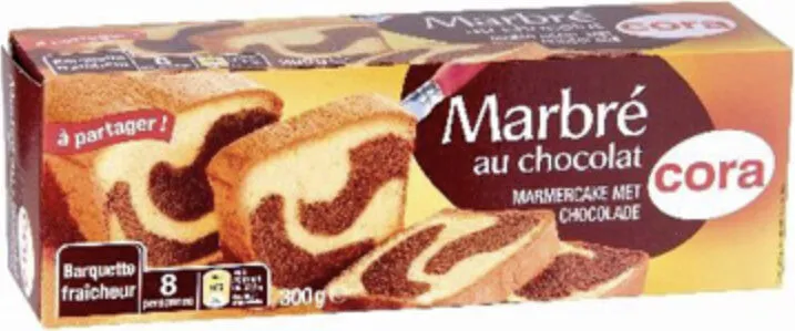 Marbré au chocolat