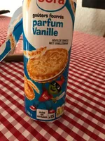 Goûters fourrés ronds parfum vanille