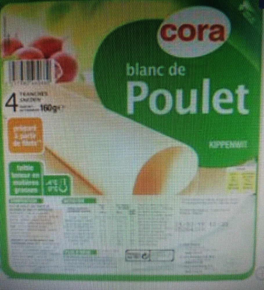 Jambon de poulet 60g