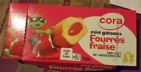Mini gâteaux fourrés fraise