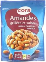 Amandes grillées à sec et salées