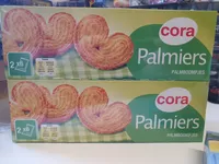 Palmiers, Paquet De 100 Grammes, Marque Cora