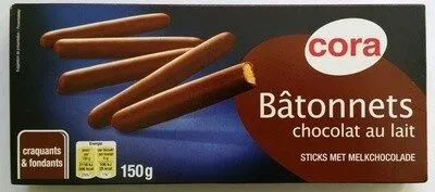 Bâtonnets chocolat au lait