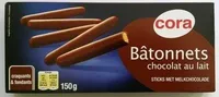 Bâtonnets chocolat au lait