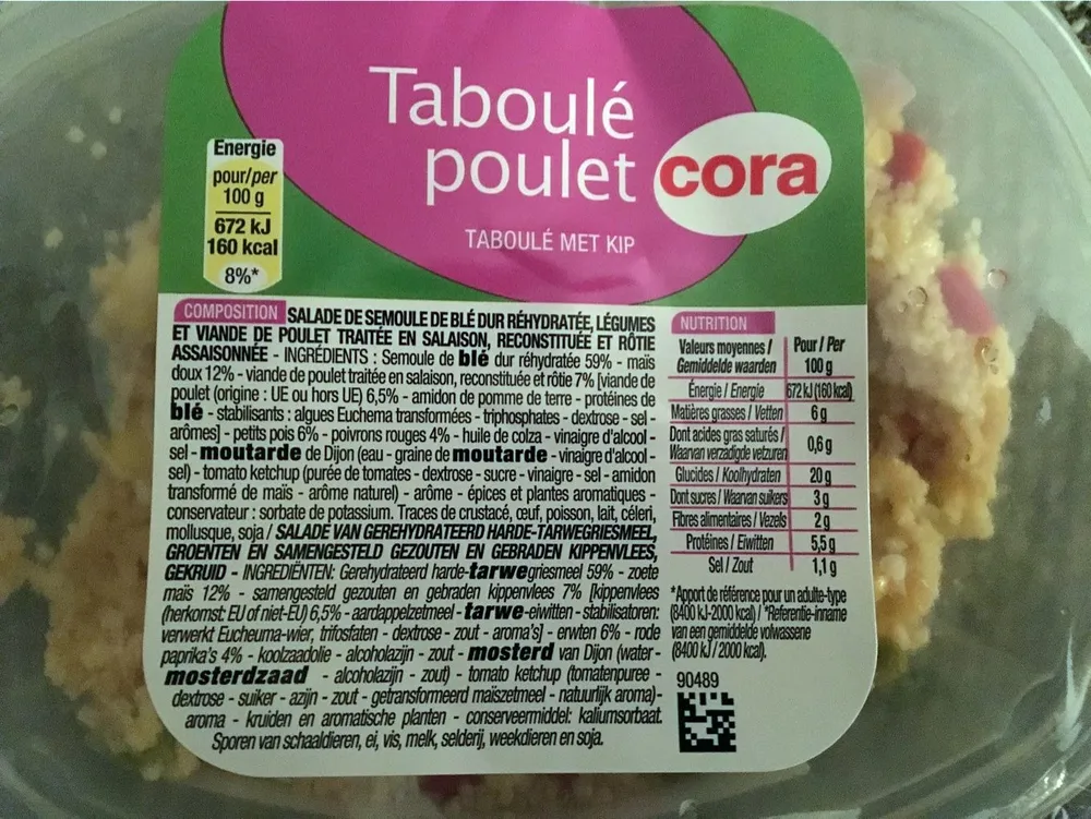 Taboule Poulet