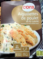 Aiguillettes de poulet aux deux moutardes et riz aux légumes
